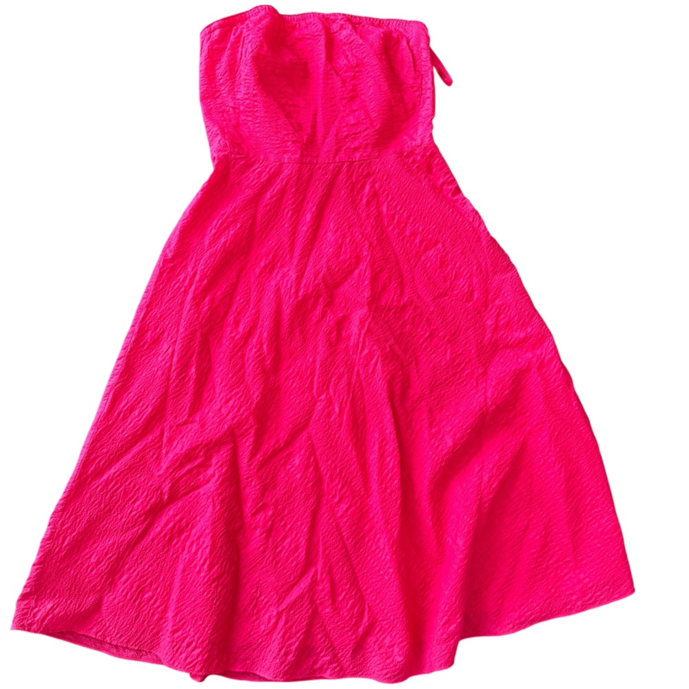 J. Crew Fuchsia Strapless Dress NWT